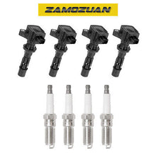 Load image into Gallery viewer, Ignition Coil &amp; Platinum Spark Plug 4PCS 2006-2009 for Ford Fusion Mercury Milan