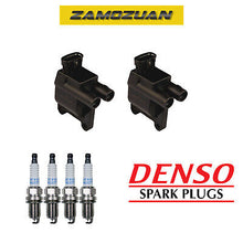 Load image into Gallery viewer, Ignition Coil &amp; Denso Platinum TT Spark Plug 2PCS for 97-01 Toyota Camry/ Solara