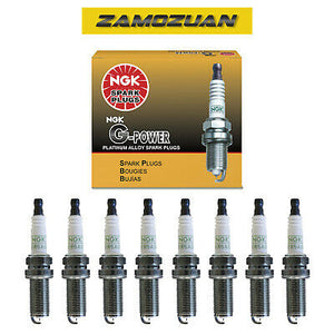 NGK G-Power Platinum Spark Plug Set 8PCS. 5018 LFR5AGP