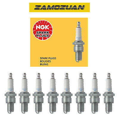 NGK Standard Spark Plug Set 8PCS. 3961 BR8ES SOLID