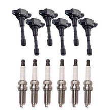 Load image into Gallery viewer, Ignition Coil &amp; Copper Spark Plug Set 6PCS. 2007-2020 for Infiniti Nissan 3.5L