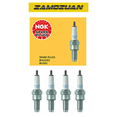 NGK Standard Spark Plug Set 4PCS 1988-2017 for Kawasaki Suzuki Yamaha 4548 CR9EK