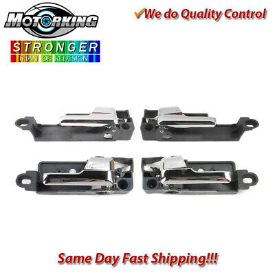 Interior Door Handle Set 4PCS. 2006-2011 for Ford Fusion/ Mercury Milan, Chrome