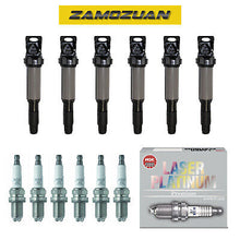 Load image into Gallery viewer, Ignition Coil &amp; NGK Platinum Spark Plug Set 6PCS. 2002-2006 for BMW UF522 3199