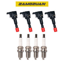 Load image into Gallery viewer, Ignition Coil &amp; Platinum Spark Plug Set 4PCS. 2007-2008 for Honda Fit 1.5L L4