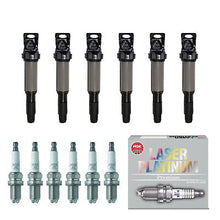 Load image into Gallery viewer, Ignition Coil &amp; NGK Platinum Spark Plug Set 6PCS. 2002-2006 for BMW UF522 3199