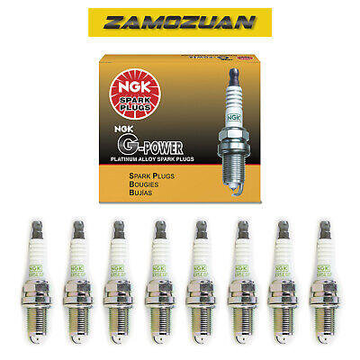 NGK G-Power Platinum Spark Plug Set 8PCS. 7090 BKR5EGP