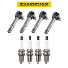Load image into Gallery viewer, Ignition Coil &amp; Platinum Spark Plug 4PCS. 2001-2005 for Acura EL / Honda Civic
