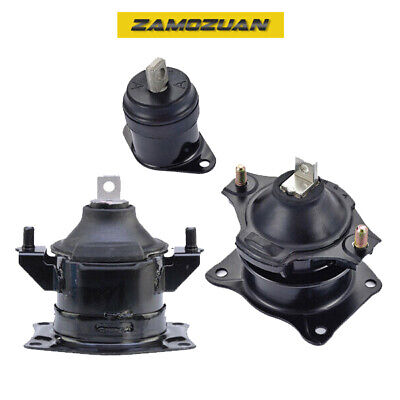 Engine Motor Mount 3PCS  Hydr w/ Vacuum Pin 03-07 for Honda Accord 3.0L for Auto