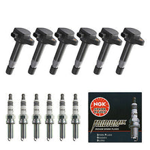 Load image into Gallery viewer, Ignition Coil &amp; NGK Spark Plug Set 6PCS. 2008-2014 for Acura Honda UF603 93175