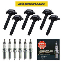 Load image into Gallery viewer, Ignition Coil &amp; NGK Iridium Spark Plug 6PCS 11-20 for Chrysler Dodge Jeep Ram VW
