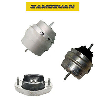 Front Left & Right Engine & Trans Mount 3 PCS 2002-2006 for Audi A4 Quattro