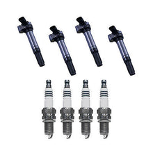 Load image into Gallery viewer, Ignition Coil &amp; Iridium Spark Plug Set 4PCS. 2012-2016 for Fiat 500 1.4L L4
