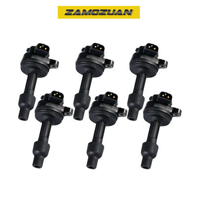 Ignition Coil 6PCS. for 1992-1997 Volvo S90, 960, V90 2.9L L6, UF167, 7805-9651