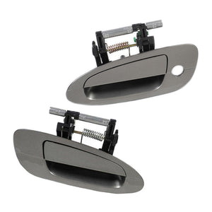 Exterior Door Handle Front L & R Set 2PCS. 02-06 for Nissan Altima KY2 Pewter