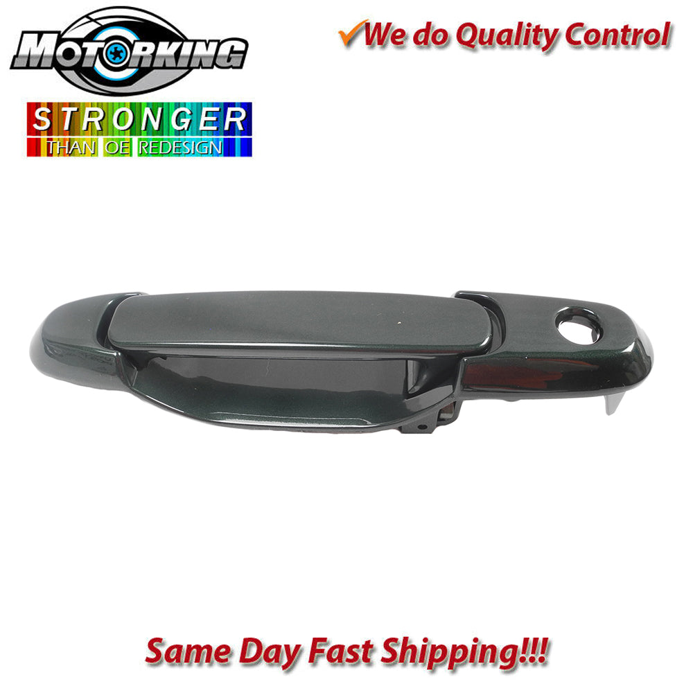 Exterior Door Handle Front L 98-03 for Toyota Sienna 6R1 Woodland Green B4079