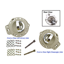Load image into Gallery viewer, Interior Door Handle Front or Rear Pair for 06-10 Jeep Commander Tan &amp; Chrome
