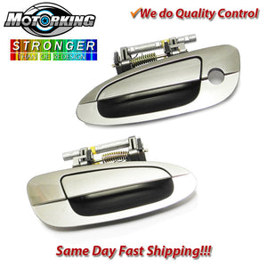 Exterior Door Handle Front L & R 2PCS. 02-06 for Nissan Altima C43 Pebble Beach