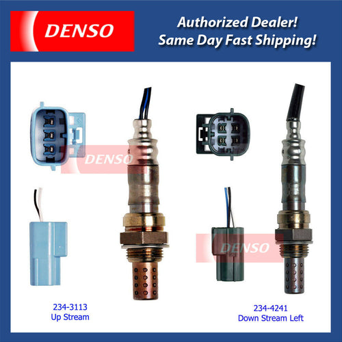 Denso Oxygen Sensor Up & Down Stream 2PCS 01-04 for I35 Maxima 3.5L Sentra 1.8L
