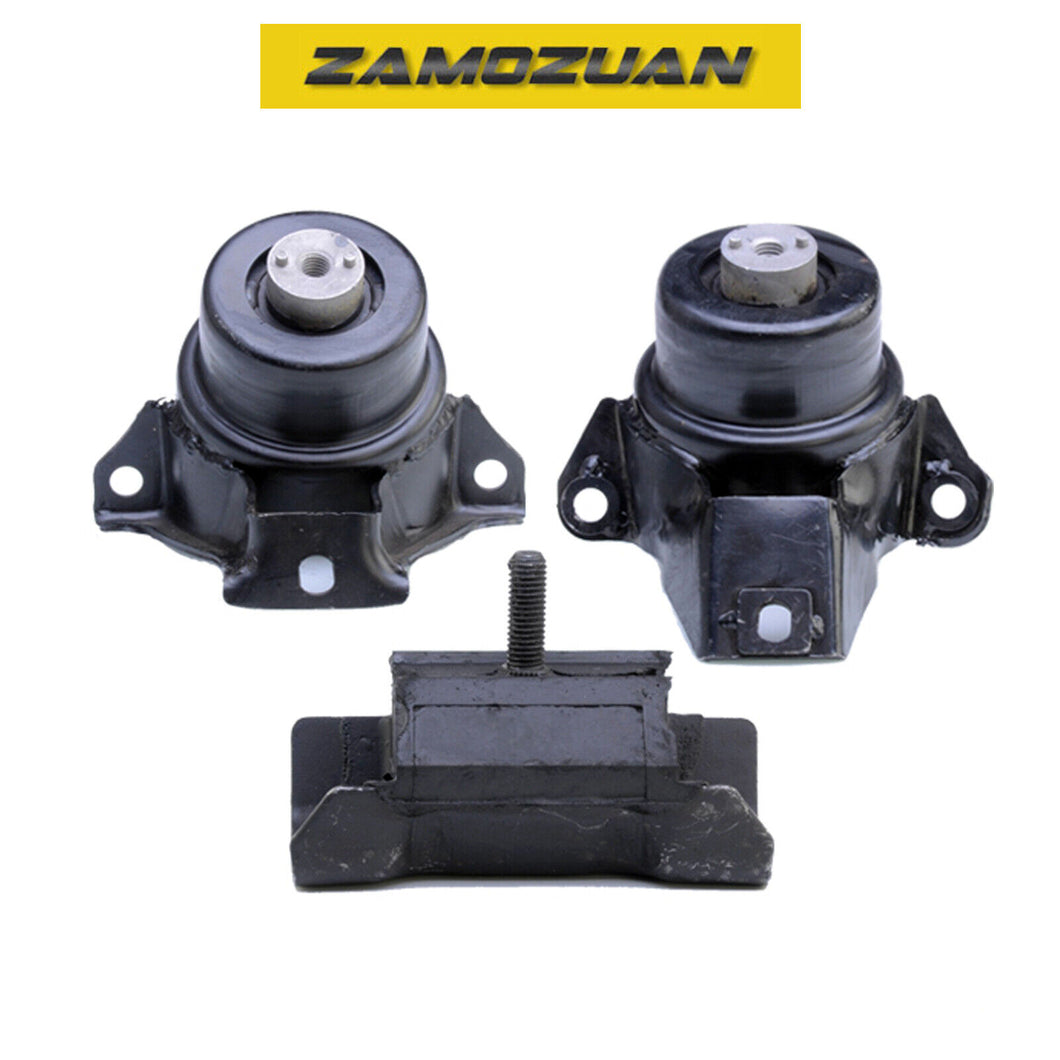Front L & R Engine & Trans Mount 3PCS. 14-18 for Chevy Silverado 1500, Suburban
