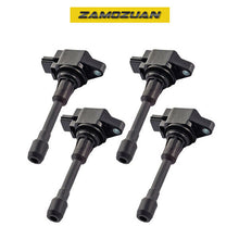 Load image into Gallery viewer, OEM Quality Ignition Coil Set 4PCS. 2007-2017 for Infiniti 5.0L Nissan 2.5L 1.8L