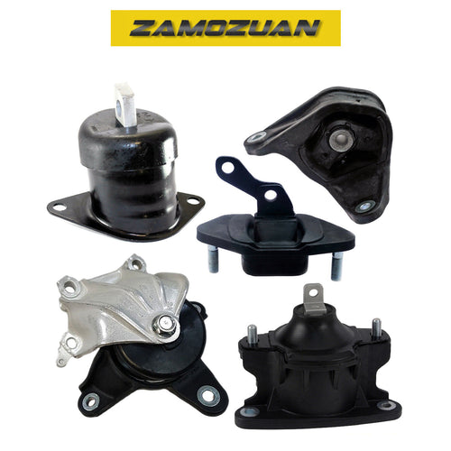 Engine & Trans Mount Set 5PCS. 08-13 for Acura TSX/ Honda Accord 2.4L for Auto.