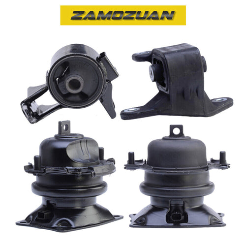Engine & Trans Mount 4PCS w/ Electr. Cont. 11-17 for Honda Odyssey 3.5L for Auto