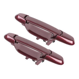 Exterior Door Handle Rear L & R 2PCS. 98-03 for Toyota Sienna 3M6 Burgundy B619