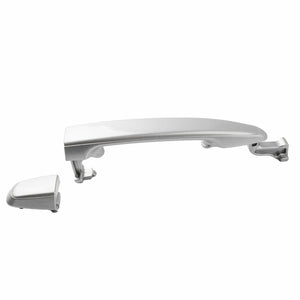 Exterior Door Handle Rear L & R 2PCS 04-10 for Toyota Sienna 1D7 Silver Pearl