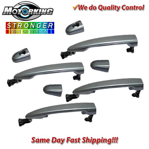 Exterior Door Handle Set 4PCS. 04-10 for Toyota Sienna 8R5 Blue Mirage Metallic