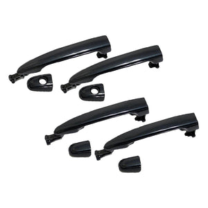 Exterior Door Handle Set 4PCS. 2004-2010 for Toyota Sienna 1F9 Slate Metallic