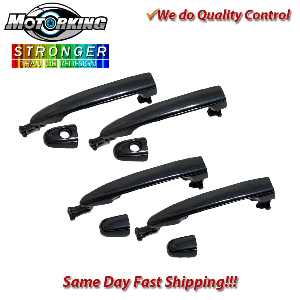 Exterior Door Handle Set 4PCS. 2004-2010 for Toyota Sienna 1F9 Slate Metallic