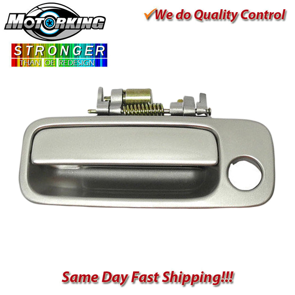 Exterior Door Handle Front Left 1997-2001 for Toyota Camry 1C8 Silver, B457