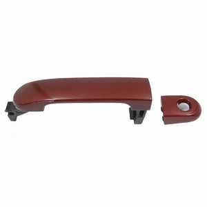 Exterior Door Handle Front L & R Set 2PCS 07-12 for Nissan Versa A15 Red Brown