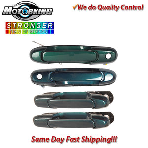 Exterior Door Handle Set 4PCS. 1998-2003 for Toyota Sienna 6P2 Classic Green