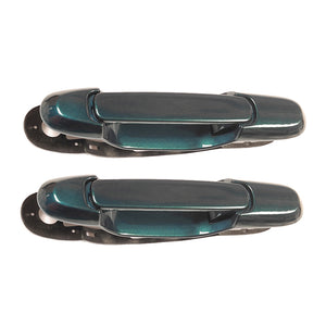 Exterior Door Handle Rear L & R 2PCS 98-03 for Toyota Sienna 6P2 Green Pearl