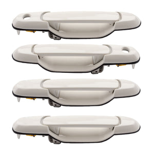 Exterior Door Handle Set 4PCS. 1998-2003 for Toyota Sienna 040 Super White