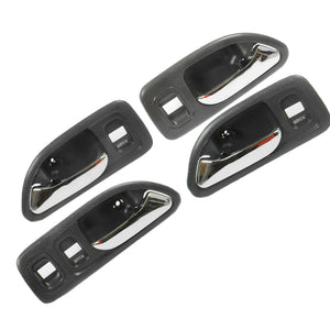 Gray Interior Door Handles 4PCS. Set 1994-1997 for Honda Accord 2.2L, 2.7L