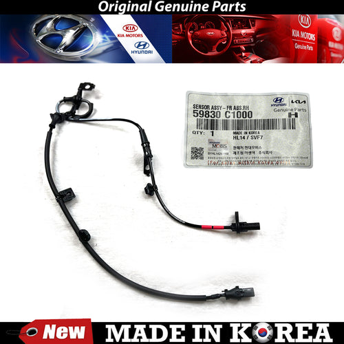 Genuine Hyundai Front Right ABS Speed Sensor 15-19 for Hyundai Sonata 59830C1000