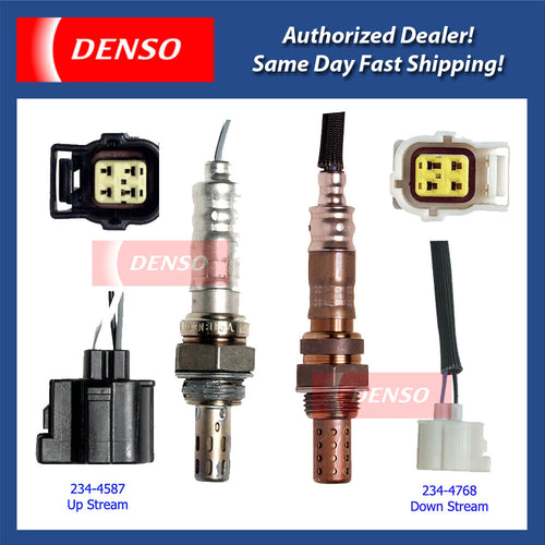 Denso Oxygen Sensor Up & Down Stream 2PCS 2004 for Jeep Grand Cherokee TJ 4.0L