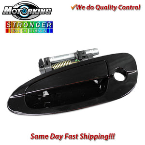 Exterior Door Handle Front Left 02-06 for Nissan Altima KH3 Super Black B4008