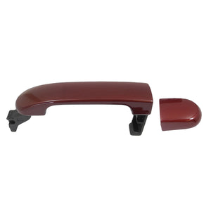 Exterior Door Handle Front L & R Set 2PCS 07-12 for Nissan Versa A15 Red Brown