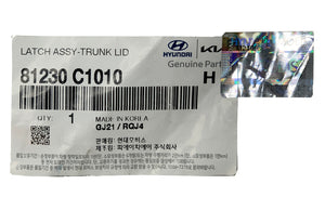 Genuine Trunk Lid Lock Latch 15-17 for Hyundai Sonata 1.6L 2.0L 2.4L 81230C1010