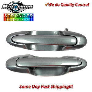 Exterior Door Handle Rear L & R 2000-2006 for Mazda MPV 15X Mid Green Pearl