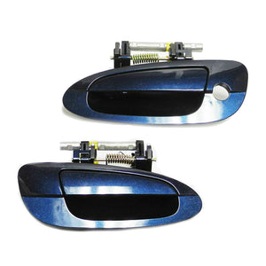 Exterior Door Handle Front L & R Set 2PCS. 2002-2006 for Nissan Altima BW9 Blue