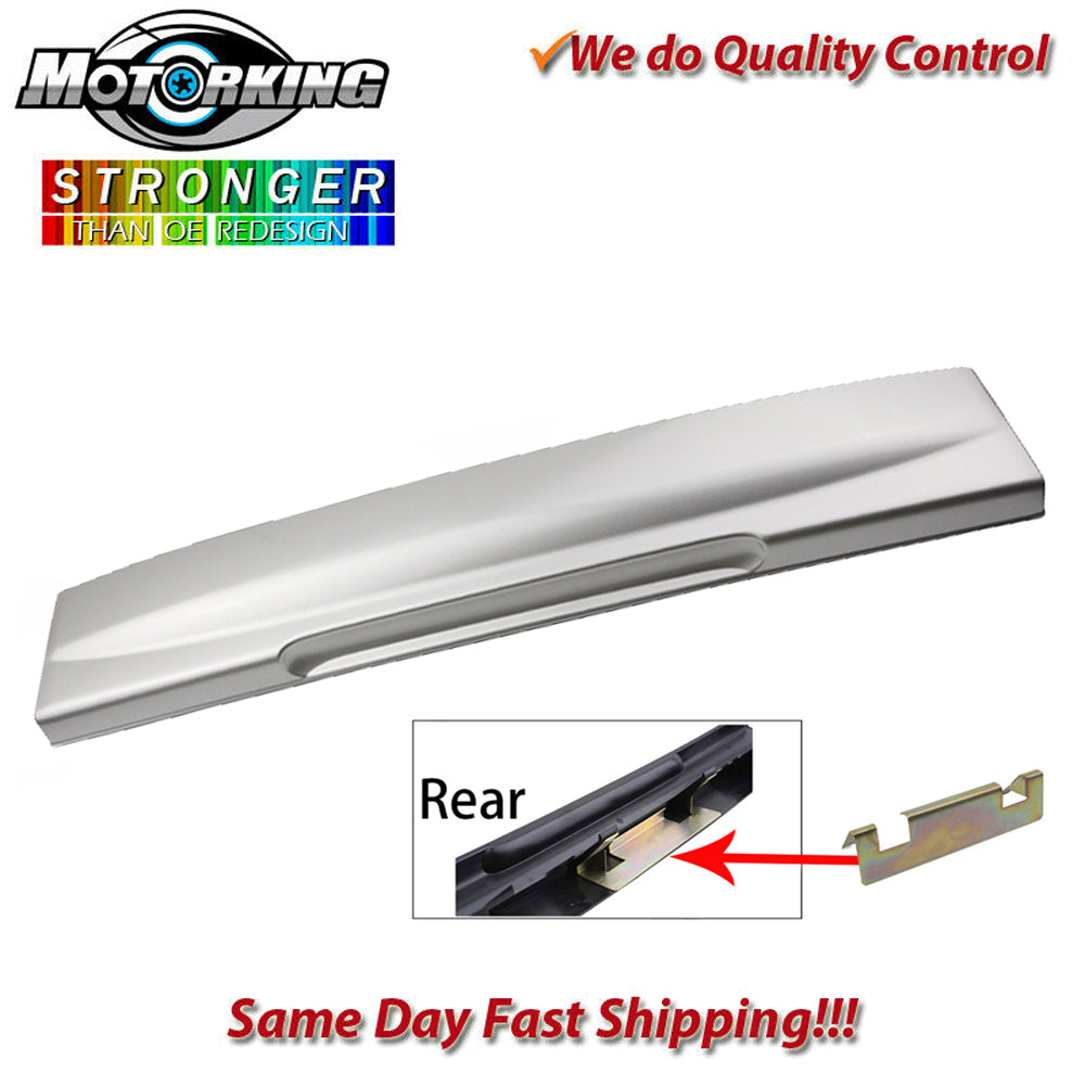 Tailgate License Plate Shield Handle 2002-2005 for Ford Explorer JP Silver Birch