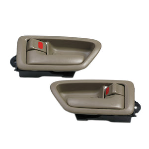 Interior Door Handle Front or Rear L & R 2PCS. 1997-2001 for Toyota Camry, Tan