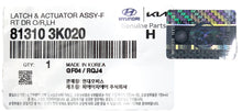 Load image into Gallery viewer, Genuine Front Left Door Lock Latch Actuator 06-07 for Hyundai Sonata 81310-3K020