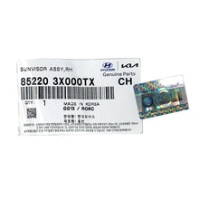 Load image into Gallery viewer, Genuine Right Passanger Side Sun Visor 11-14 for Hyundai Elantra 852203X000TX