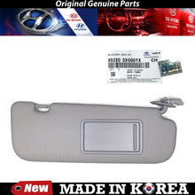 Load image into Gallery viewer, Genuine Right Passanger Side Sun Visor 11-14 for Hyundai Elantra 852203X000TX